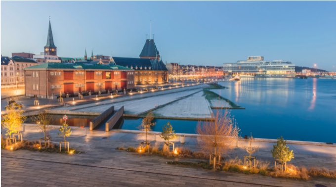 Nabrzeże w Aarhus